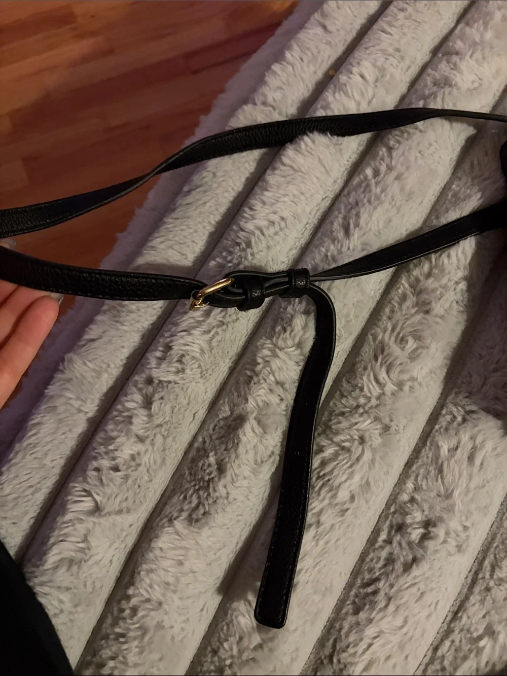 A New Day Two-Tone Gray and Black Women’s Satchel